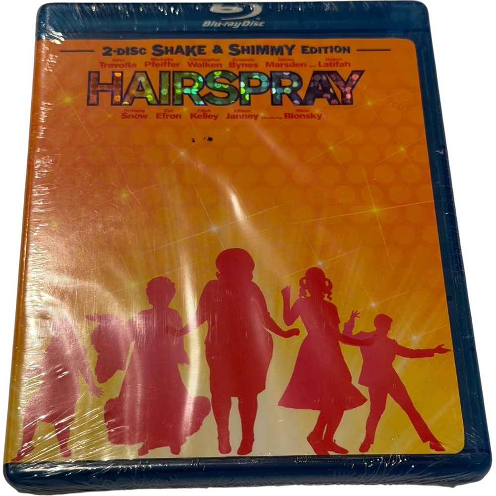 Hairspray Shake & Shimmy Edition Blu-ray 2-Disc Musical Movie New Sealed